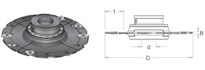 Insert Carbide Grooving Shaper Cutters