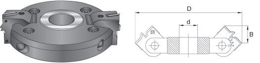 Insert Carbide Jointing Shaper Cutters