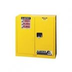 Justrite 89300 30G Safety Cabinet Manual Doors Yellow