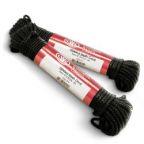 1/8" Sash Cord Glazed Black (#4) 50